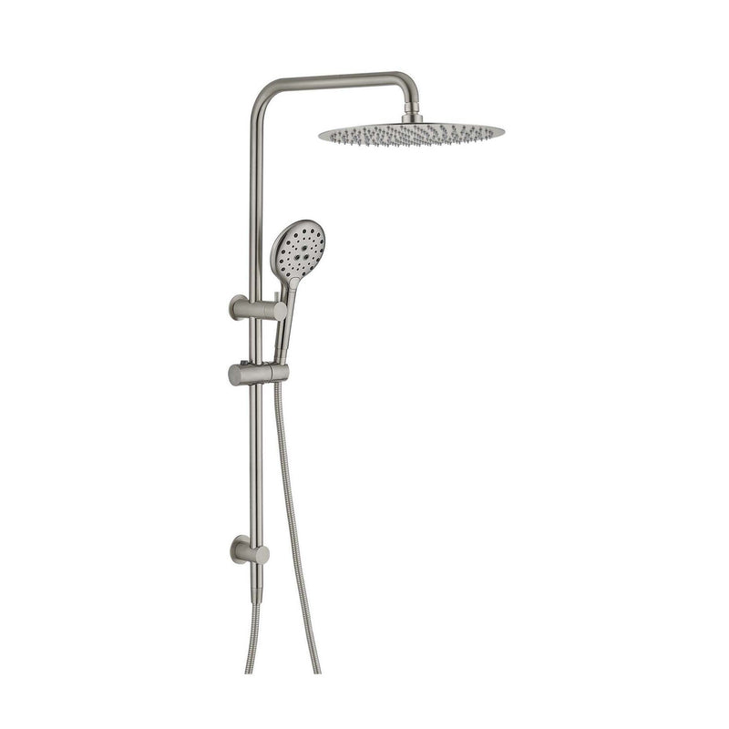 Ideal Shower System With Rail Brushed Nickel — image 1