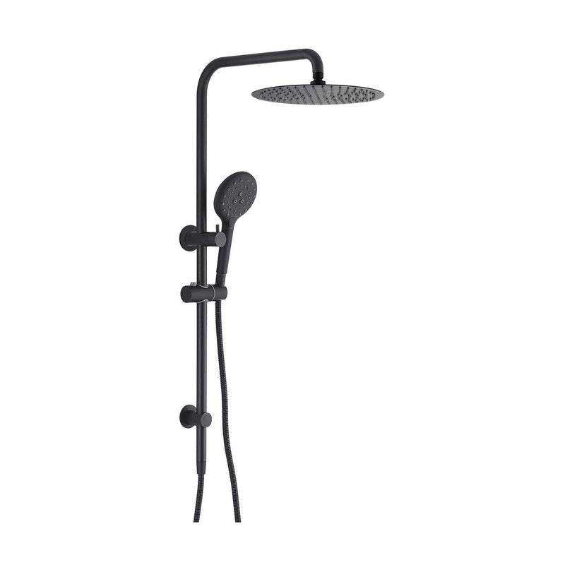 Ideal Shower System With Rail Black — image 1