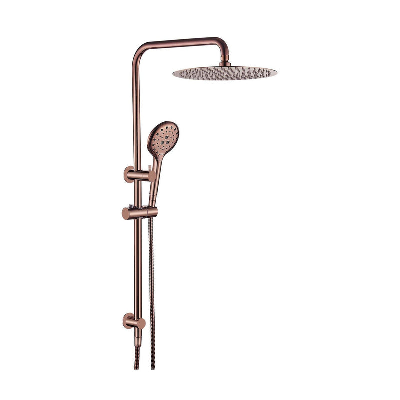 Ideal Shower System With Rail Rose Gold — image 1
