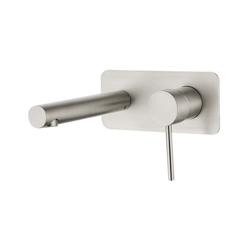 Ideal Wall Mixer With Outlet Brushed Nickel — image 1
