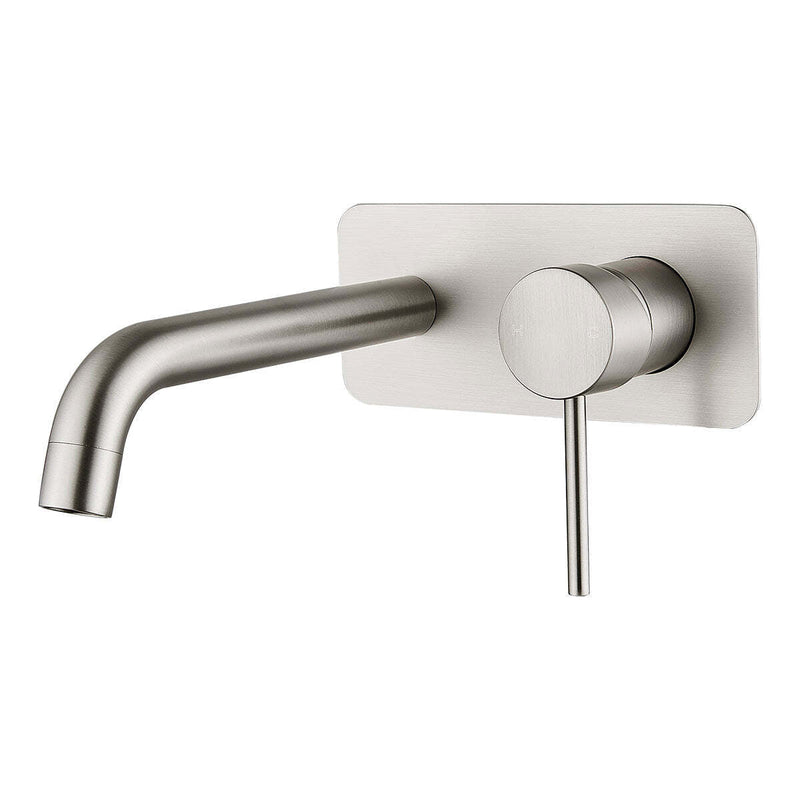 Ideal Wall Mixer With Outlet Brushed Nickel — image 1