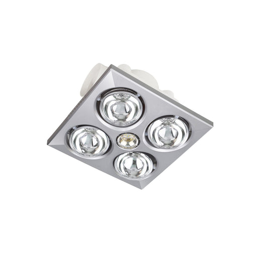Heller 3 in1 Silver Bathroom Exhaust Fan with LED JACK-S — image 1