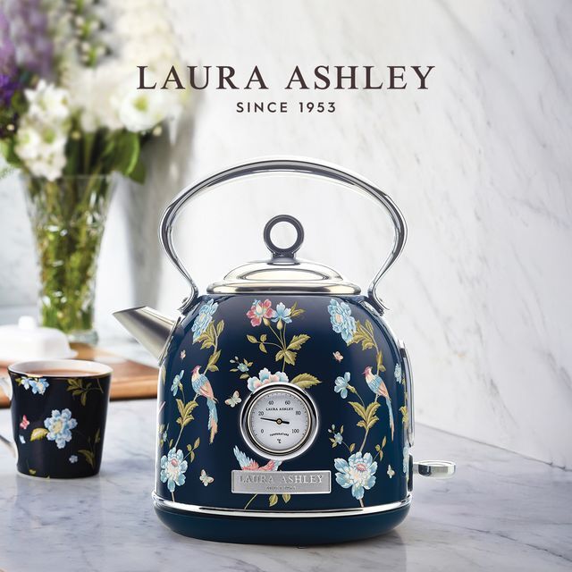 Laura Ashley 1.7L Dome Kettle Elveden Blue LADKEN — image 1