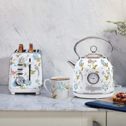 Laura Ashley 1.7L Kettle and 2 Slice Toaster Combo Elveden White — image 1