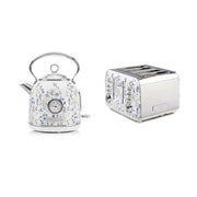 Laura Ashley 1.7L Dome Kettle and 4 Slice Toaster Combo Wild Meadow — image 1