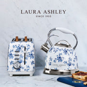 Laura Ashley Stove Top Kettle and 2 Slice Toaster Combo China Rose — image 1