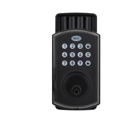MEC Smart Electronic Motorized Security Lock 50 User Pin Codes Matt Black — image 1