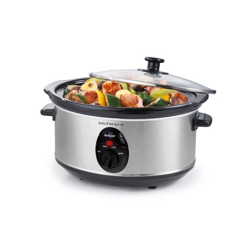 Maxim Kitchenpro 3.5L Stainless Steel Slow Cooker MSC350 — image 1