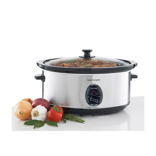 Maxim Kitchenpro 6.0L Stainless Steel Slow Cooker MSC600 — image 1