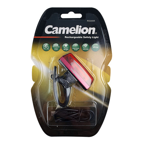 Camelion Rechargeable Safety Rear Bike Light Red CATRS209R — image 1