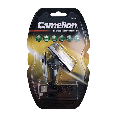 Camelion Rechargeable Safety Front Bike Light White Catrs209W — image 1