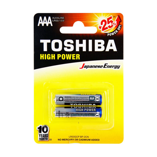 Toshiba Alkaline AAA Battery 2PK — image 1