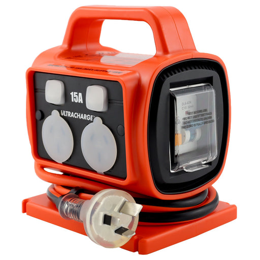 Ultracharge 15A 4 Way RCD Power Block Ur115/4R — image 1