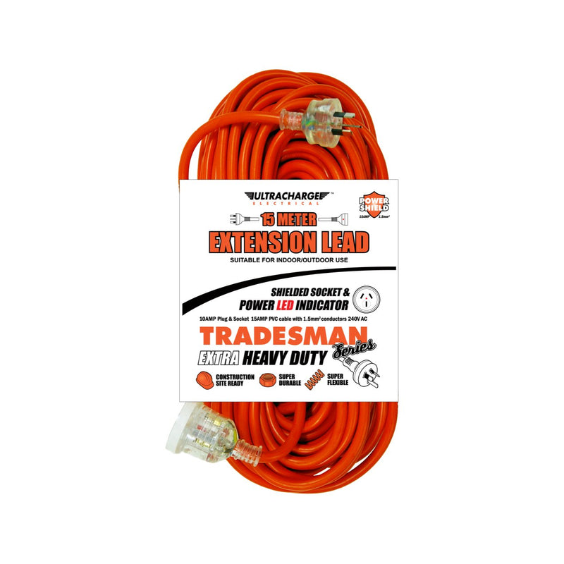 Ultracharge 15M 10A Extention Lead Extra Heavy Duty — image 1