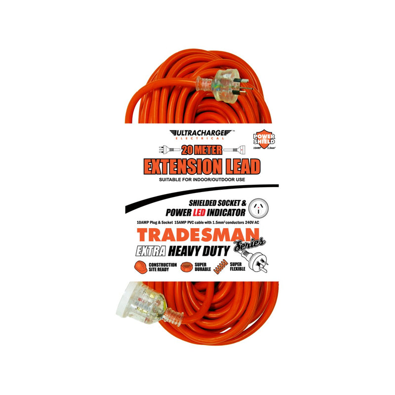 Ultracharge 20M 10A Extention Lead Extra Heavy Duty — image 1