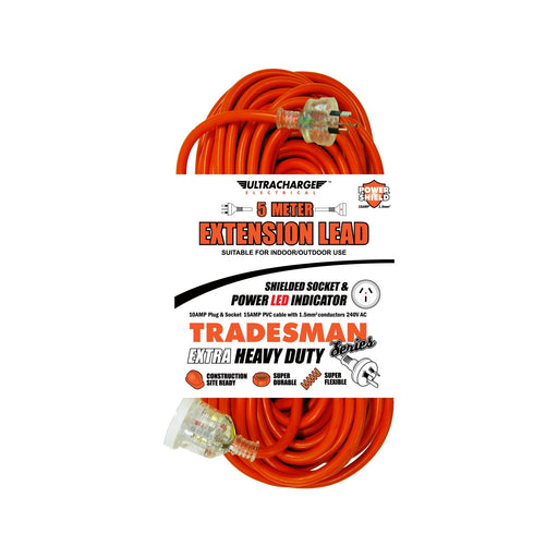 Ultracharge 5M 10A Extention Lead Extra Heavy Duty  — image 1