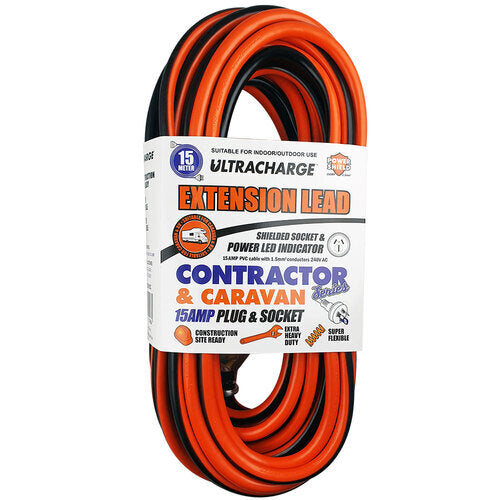 Ultracharge 15M 15A Extention Lead Contractor — image 1