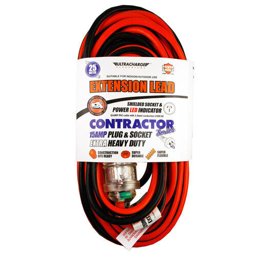 Ultracharge 25M 15A Extention Lead Contractor — image 1