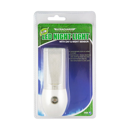 Ultracharge 0.2W Led Night Light With Day/Night Sensor Urnl003 — image 1