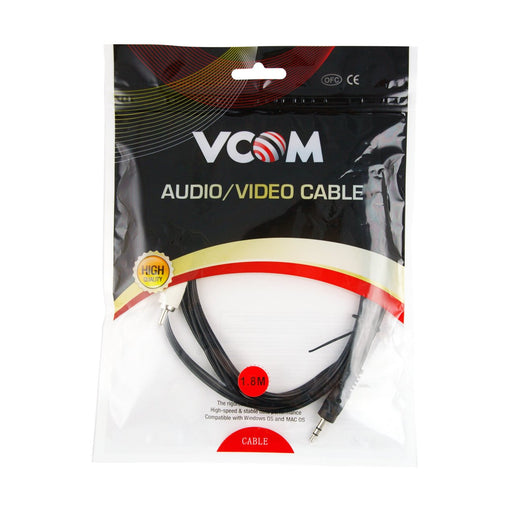 Vcom 3.5St M/2Rca M Lead Nickel Plated 1.8M — image 1