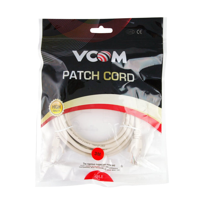 Vcom Utp Cat5E Ethernet Grey 2M — image 1