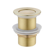 Push Plug Waste 32mm Brushed Gold — image 1