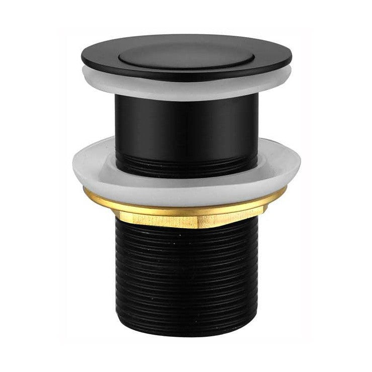 Push Plug Waste 32mm Black — image 1