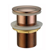 Push Plug Waste 32mm Rose Gold — image 1