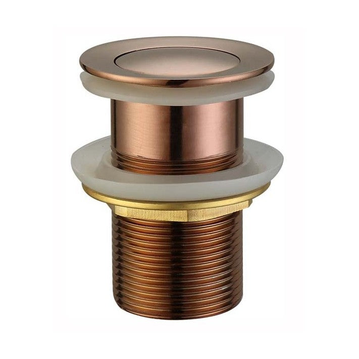 Push Plug Waste 32mm Rose Gold — image 1