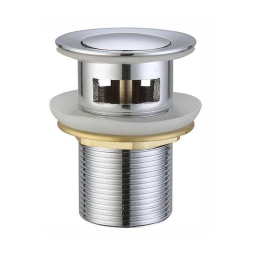 Push Plug Waste with Over Flow 32mm Chrome — image 1