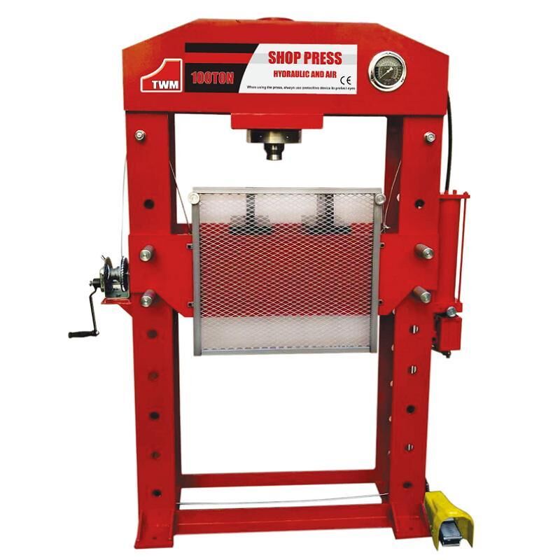 Millers Falls 100 Ton Air Hydraulic Shop Press PRESALR100T — image 1