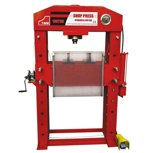 Millers Falls 100 Ton Air Hydraulic Shop Press PRESALR100T — image 1