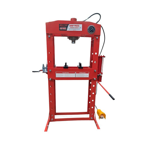 Millers Falls 50 Ton Air Hydraulic Shop Press w/ Foot Valve PRESALR50T — image 1