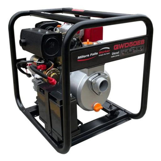 Millers Falls 4.5HP 2" Diesel Transfer Pump QWD50ES — image 1