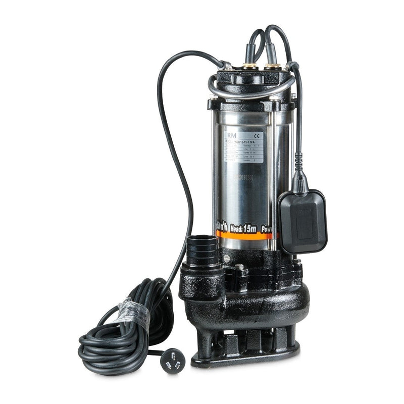 Rural Max Submersible Sewage Pump 2HP RMWQD15 — image 1