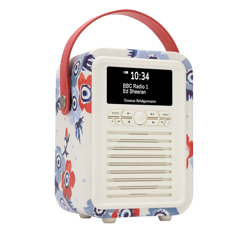 VQ Retro Mini DAB Radio - Emma Bridgewater Anemone — image 1