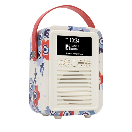 VQ Retro Mini DAB Radio - Emma Bridgewater Anemone — image 1