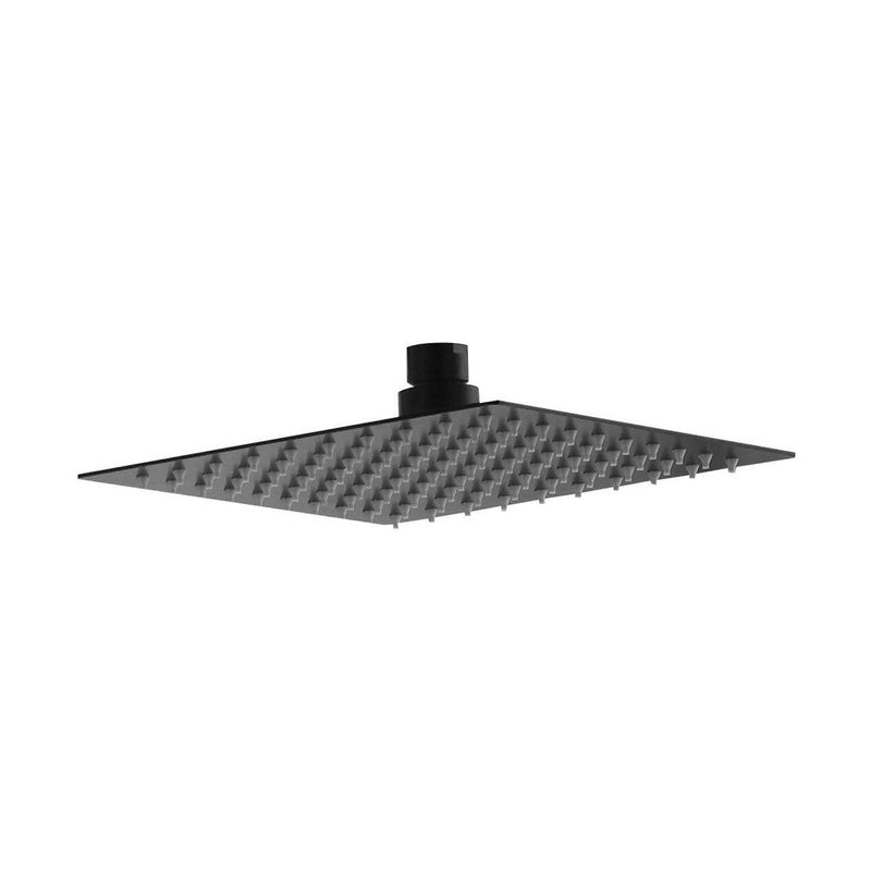 Stainless Steel Shower Head Square 200mm x 200mm x 2mm Black — image 1
