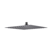 Stainless Steel Shower Head Square 300mm x 300mm x 2mm Brushed Gun Metal — image 1