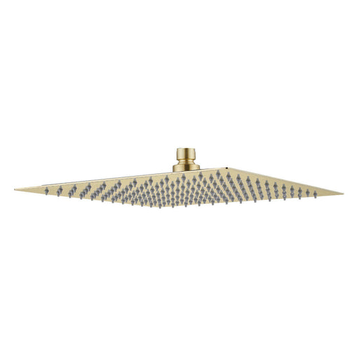 Stainless Steel Shower Head Square 300mm x 300mm x 2mm Brushed Gold — image 1