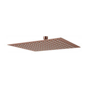 Stainless Steel Shower Head Square 300mm x 300mm x 2mm Rose Gold — image 1