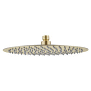 Stainless Steel Shower Head Round 300mm x 2mm Brushed Gold — image 1