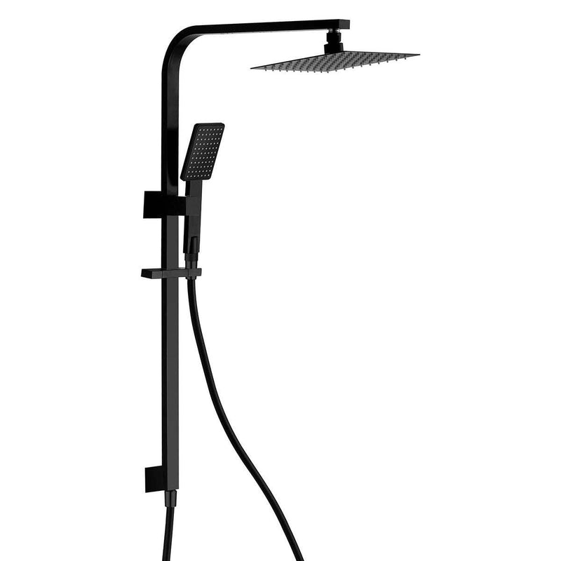 Bonza Shower System With Rail Black — image 1