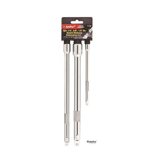 Ampro 1/4" 3/8" 1/2" Drive Extension Set T11366 — image 1