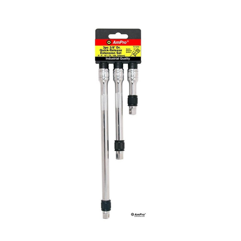 Ampro 3/8" Drive Extension Set 3 Piece T11372 — image 1