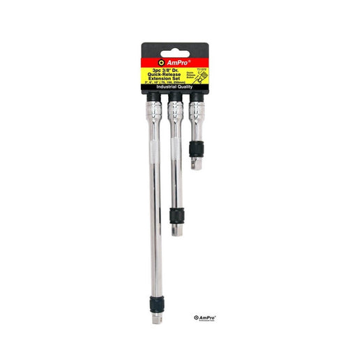 Ampro 3/8" Drive Extension Set 3 Piece T11372 — image 1