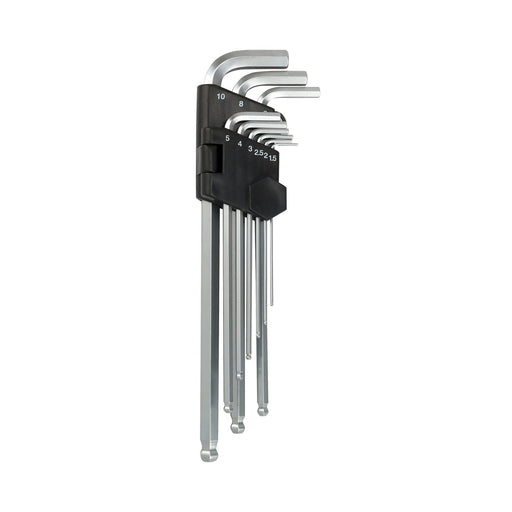 Ampro Metric Extra Long Ball Point Hex Wrench Set 9 Piece T22781 — image 1