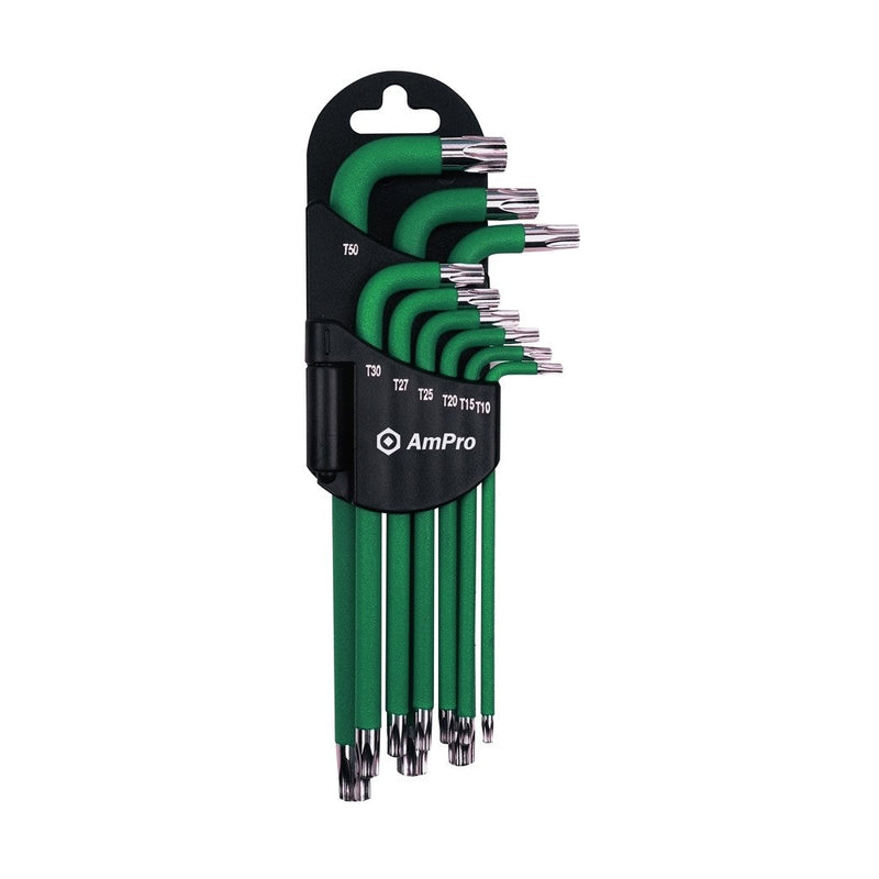 Ampro Magnetic Long Arm Temper-Proof Star Wrench Set 9 Piece T22985 — image 1