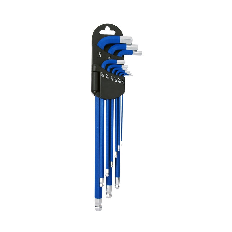Ampro Imperial Magnetic Extra Long Ball Point Hex Wrench Set 9 Piece T23001 — image 1