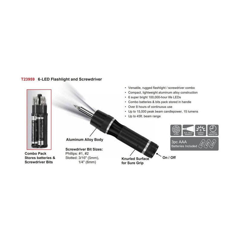 Ampro Screw Driver Flash Light — image 1